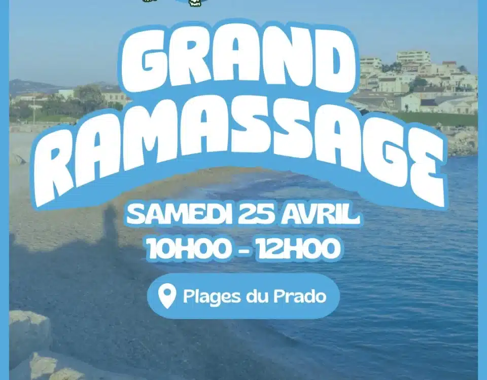 Affichage grand ramassage samedi 25 avril - Recycle Plastique Marseille